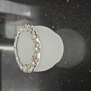 Vintage. Retired. PartyLite Hydrangea Wreath Votive/Tealight Candle Holder